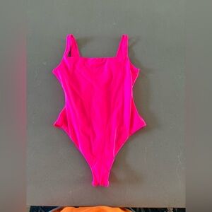 SKIMS Hot Pink Bodysuit